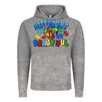 Cloud Rock Different is beautiful Autism Vintage Hoodie - CowGirlArtShop