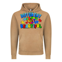 Vintage Camel Different is beautiful Autism Vintage Hoodie - CowGirlArtShop