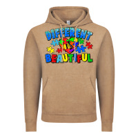 Vintage Coffee Different is beautiful Autism Vintage Hoodie - CowGirlArtShop