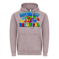 Vintage Zinc Different is beautiful Autism Vintage Hoodie - CowGirlArtShop