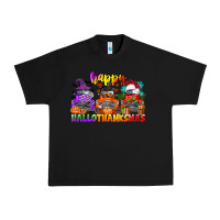 Black happy hallothanksmas truck Urban Heavy Tee - CowGirlArtShop