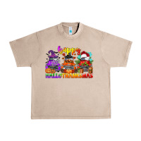 French Oak happy hallothanksmas truck Urban Heavy Tee - CowGirlArtShop