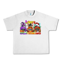 Happy Hallothanksmas Truck Urban Heavy Tee | Teevron