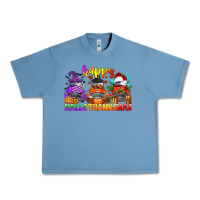 Pebble Blue happy hallothanksmas truck Urban Heavy Tee - CowGirlArtShop