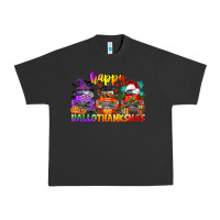 Pigment Black happy hallothanksmas truck Urban Heavy Tee - CowGirlArtShop