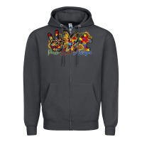 Smoke peace love autism Zipper Hoodie - RacoonDesign