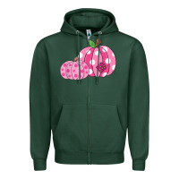 Sports Green halloween fall pink pumpkin Zipper Hoodie - trangStudio