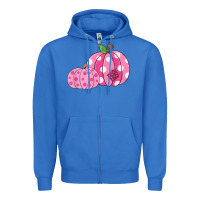True Royal halloween fall pink pumpkin Zipper Hoodie - trangStudio