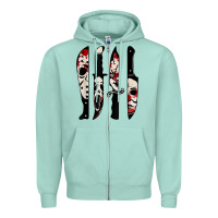 Seafoam knives horror movie friday halloween horror ghost Zipper Hoodie - trangStudio