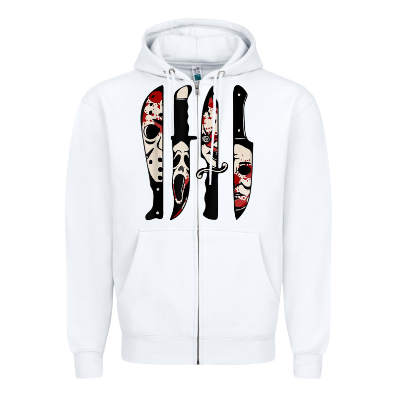 Knives Horror Movie Friday Halloween Horror Ghost Zipper Hoodie by trangStudio | Teevron