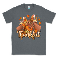 Charcoal Heather Thankful black girl sneakers Classic Tee - RanaPortraitStore