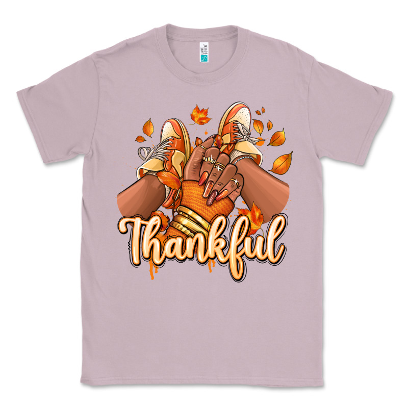 Thankful Black Girl Sneakers Classic Tee by RanaPortraitStore | Teevron