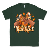 Sports Green Thankful black girl sneakers Classic Tee - RanaPortraitStore