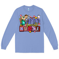 Colony Blue cupids favorite nurse olivia Long Sleeve Tee - OliviaCreatesArt