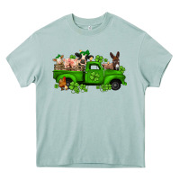 Arona st patricks farm animals truck Heavy Core Tee - Jasminsmagicworld