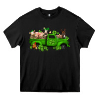 Black st patricks farm animals truck Heavy Core Tee - Jasminsmagicworld