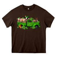 St Patricks Farm Animals Truck Heavy Core Tee | Teevron