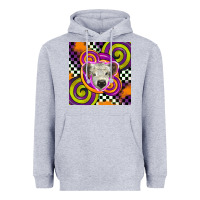 Heather Grey halloween  calf scottish Heavyweight Hoodie - BarkalooDesign
