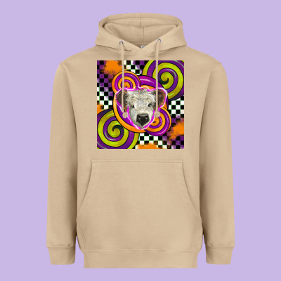 Halloween  Calf Scottish Heavyweight Hoodie Designed By Barkaloodesign