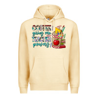 Coffee Gives Me Teacher Powers Premium Hoodie | Teevron