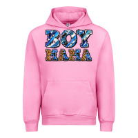 Fuchsia Pink boy mama Urban Hoodie - AdoDesignShop