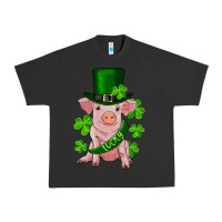 Pigment Black st. patrick's day lucky baby pig Urban Heavy Tee - RanaPortraitStore