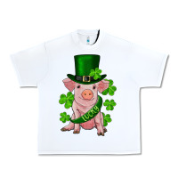 White st. patrick's day lucky baby pig Urban Heavy Tee - RanaPortraitStore