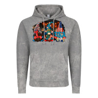 Cloud Rock i love usa gnomes 4th of july Vintage Hoodie - CowGirlArtShop