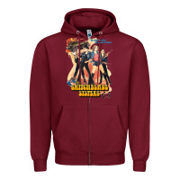 Burgundy Switchblade Sisters GIFT Zipper Hoodie - trangStudio