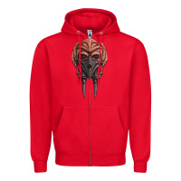 Red Plo Koon Zipper Hoodie - trangStudio