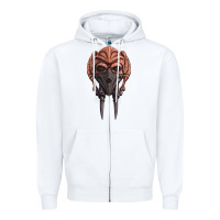 White Plo Koon Zipper Hoodie - trangStudio