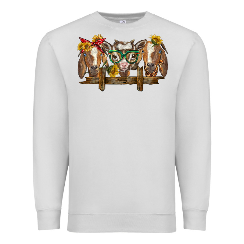 Western Goats Premium Sweatshirt by BarkalooDesign | Teevron