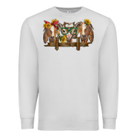 Dove Grey western goats Premium Sweatshirt - BarkalooDesign