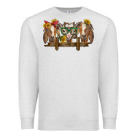 Oatmeal Heather western goats Premium Sweatshirt - BarkalooDesign
