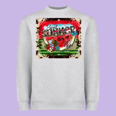 Summer Vibes Heavyweight Sweatshirt Designed By Cowhidedigitalart