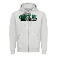Dove Grey MG MGB roadster personalized caricature YOK94J family Zipper Hoodie - trangStudio