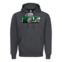 Smoke MG MGB roadster personalized caricature YOK94J family Zipper Hoodie - trangStudio