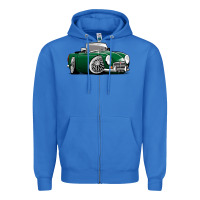 True Royal MG MGB roadster personalized caricature YOK94J family Zipper Hoodie - trangStudio