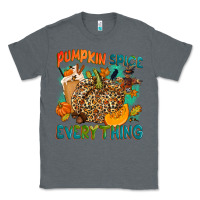 Charcoal Heather Pumpkin spice everything Classic Tee - NancyCooperArtShop