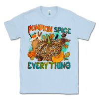 Dusty Blue Pumpkin spice everything Classic Tee - NancyCooperArtShop