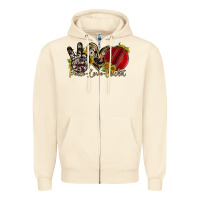 Sandshell peace love cricket Zipper Hoodie - RacoonDesign