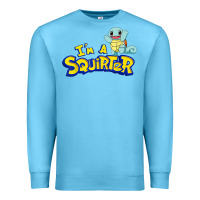Ocean Blue I'm A Squirter Funny Turtle Cute gift Premium Sweatshirt - trangStudio