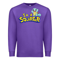 Purple I'm A Squirter Funny Turtle Cute gift Premium Sweatshirt - trangStudio