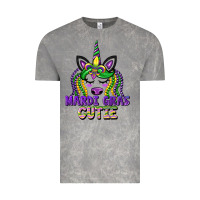 Cloud Rock mardi gras cutie unicorn Vintage Tee - CowGirlArtShop