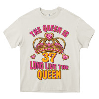 Cream the queen is 37 long live the queen kopya Heavy Core Tee - Jasminsmagicworld
