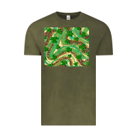 St. Patrick's Day Shamrock Leopard Vintage Tee | Teevron