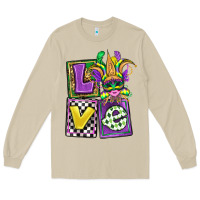 Mushroom love mardi gras Long Sleeve Tee - OliviaCreatesArt