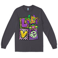 Smoke love mardi gras Long Sleeve Tee - OliviaCreatesArt