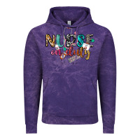 Cloud Purple nurse on duty Vintage Hoodie - CowGirlArtShop