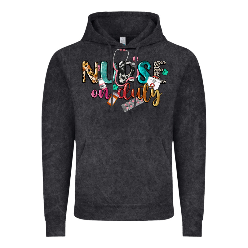 Nurse On Duty Vintage Hoodie by CowGirlArtShop | Teevron